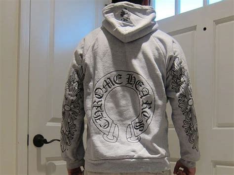 chrome hearts hoodie fake